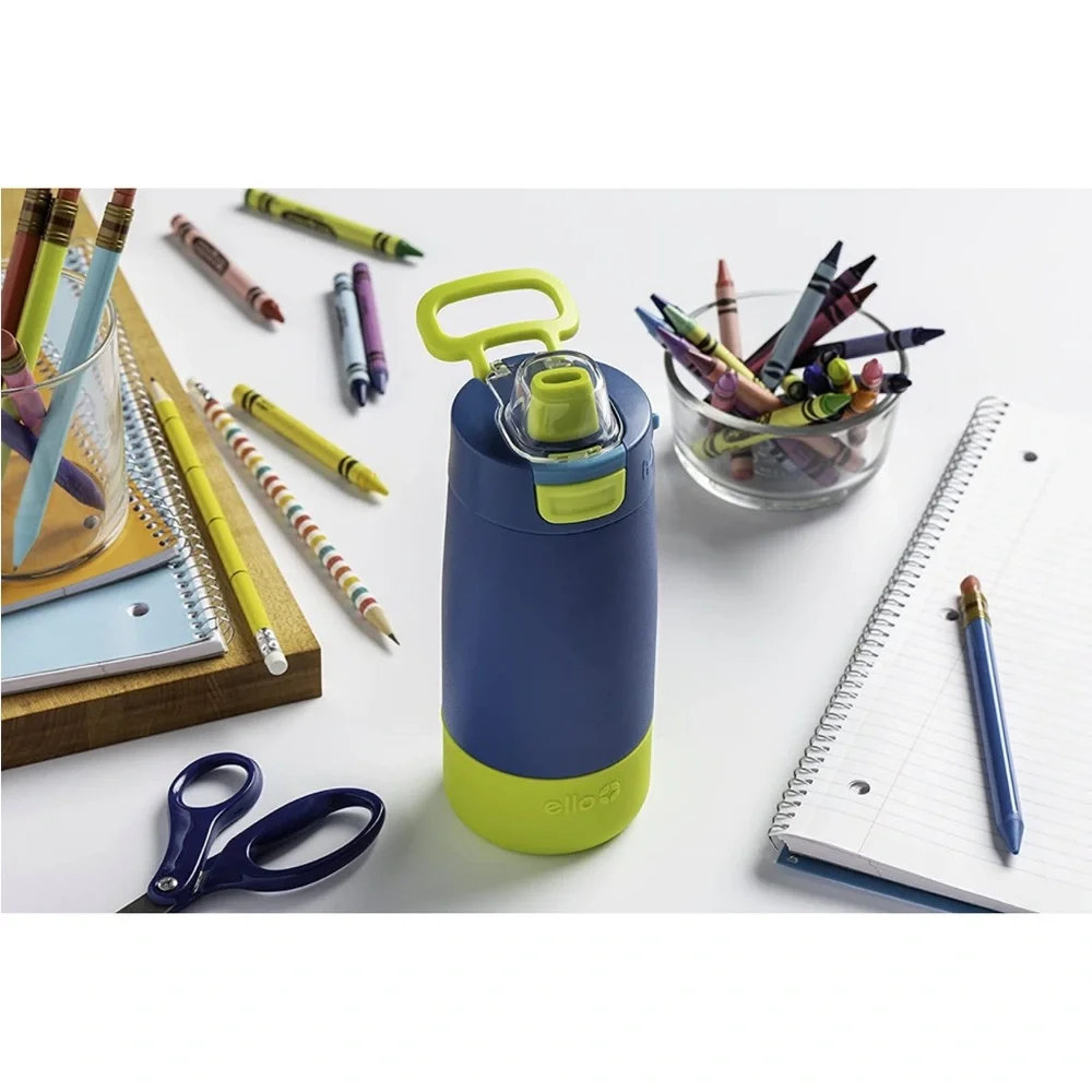 Ello Kids Colby 12oz Stainless Steel Insulated Water Bottle with Straw - Picture 5 of 6